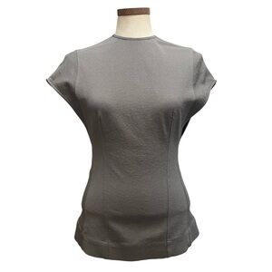 Rick Owens SS18 Dirt Cap Sleeve Blouse S/XS